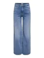Produktbild: JDY Damen Jdyfelina-fina Hw Med Blue DNM Noos Wide Fit Jeans, Medium Blue Denim, M / 32L EU