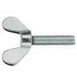 Produktbild: Reidl Flügelschrauben 8 x 40 mm DIN 316 Temperguss galv. verzinkt farblos 50 Stück