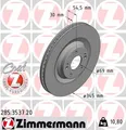 Produktbild: 2x ZIMMERMANN Bremsscheibe COAT Z 285.3537.20 für HYUNDAI PD i30 PDE PDEN