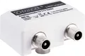 Produktbild: Schwaiger ASV45 532, Kabelsplitter, 5 - 2150 MHz, Weiß, Metall, Kunststoff, Männlich/Männlich, IEC