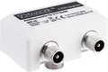 Produktbild: Schwaiger GmbH -ASV45 532- Breitband Aufsteckverteiler 2-Fach TV für Kabel- und Antennenanlagen/ 1x IEC-Buchse > 2X IEC Stecker/weiß