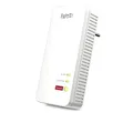 Produktbild: FRITZ!Powerline 1240 AX Single Adapter (Gigabit-Powerline mit Wi-Fi 6, WLAN-Access Point, ideal für Media-Streaming, HD-Videos, Internet-TV, 1.200 MBit/s, deutschsprachige Version)