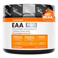 Produktbild: EAA Pulver 300g, Aminosäuren Essenziell EAA PRO Vitastrong, 9 Essentielle Aminosäuren Pulver 300g, BCAA, Glutamin, L-Citrullin, L-Tyrosin, L-Lysin, L-Tryptophan, Methionin, Zitronengeschmack
