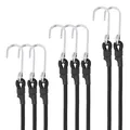 Produktbild: Spanngummi mit Haken,8er Expander mit Haken Gummispanner Gummibänder mit Hake...