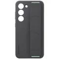 Produktbild: Samsung Silicone Grip Smartphone Case EF-GS911 für Galaxy S23, Handy-Hülle, Fingerhalterung, Schlankes Design, Black