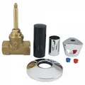 Produktbild: Unterputzventil 1/2 -3/4“ Komplett Set Rohbau Set Fertigmontage Warm- Kaltwasser