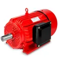 Produktbild: EBERTH Elektromotor 400V mit 5,5 kW Leistung, Drehstrommotor aus Aluminium, 3-Phasen, Drehzahl 2900 U/min., Stromstärke 11 A, Leistungsfaktor 0,95, Asynchronmotor für Einsatz in Industrie, 68 kg