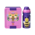 Produktbild: Room Copenhagen LEGO LUNCH SET – ICONIC Design, Spaßig & Funktional – 390 ml Flasche und Brotdose für Kinder & Erwachsene, für Mahlzeiten unterwegs, Violett