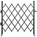 Produktbild: VEVOR Einzelnes Faltbares Sicherheitstor, 170x131 cm Falttürtor, Akkordeon-Sicherheitstor aus Stahl, Flexibel Erweiterbares Sicherheitstor, Rollendes Barrikadentor, Scherentor mit Vorhängeschloss