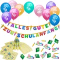 Produktbild: Schuleinführung Schulanfang Einschulung Deko Set Ballons Girlande Servietten uvm