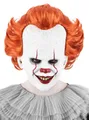 Produktbild: Smiffys Verkleidungsmaske Pennywise Chapter 2 Halloween Maske - Horrorclown, Offizielle Maske der Neuauflage des Horrorfilms 'Es' von Stephen King