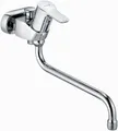 Produktbild: KLUDI PURE&EASY Spezial Badewannenarmatur, Einhebelmischer 45 mm ohne Brausegarnitur in Chrom, 375910565