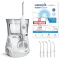 Produktbild: Waterpik Ultra Professional Munddusche, Testsieger 2026, Precision Pulse Technology, TÜV Siegel, bis zu 99,9 Prozent Plaque Entfernung, 6x Aufsätze, 10x individuelle Modi, integrierter Timer, weiß