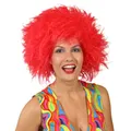 Produktbild: Rote Clownsperücke Struppige Haare Harlekin Damen Perücke für Faschingsfest