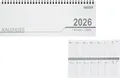 Produktbild: Schreibtisch Kalender / 32 Blatt / Schreibtischquerkalender 2026
