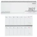 Produktbild: Stylex Schreibtischkalender 2027 Spiralkalender Querkalender Terminkalender Shop