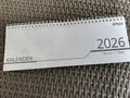 Produktbild: 2026 Stylex Tischkalender 1 W 1S  ca 29,7x10,5 cm 43746 Querkalender