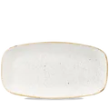 Produktbild: Churchill STONECAST Chefs' Oblong Plate Barley White Platte Porzellan 35,5x19 cm
