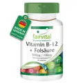 Produktbild: | Vitamin B-12 Tabletten mit Folsäure - 90 Tabletten - HOCHDOSIERT - mit 500µ...