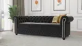 Produktbild: S-Style Möbel Chesterfield-Sofa Lena 3-Sitzer mit Schlaffunktion Samt Bezug