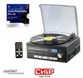 Produktbild: auvisio Stereoanlage MHX-550.LP Musikplayer + Digitalisierer für Schallplatten, CD, MC, MP3, USB, SD