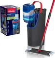 Produktbild: Vileda Bodenwischer-Set 1x Vileda H2PrO Flat Mop System, (1-St), 100%-ige Trennung von sauberem und schmutzigem Wasser