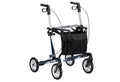 Produktbild: RUSSKA Rollator Russka Vital Carbon Plus Rollator 62 cm saphirblau, faltbar, Soft-PU-Räder, magnetische Faltverriegelung, Kantenabweiser