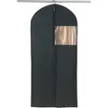 Produktbild: Kleidersack Deep Black Space 3er Set, je 135 x 60 x 12 cm, Schwarz, Polyethylen-Vinylacetat schwarz, Polyethylen transparent - schwarz - Wenko
