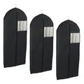 Produktbild: WENKO 3er Set Kleider Sack Schutz Hülle Säcke Anzug Aufbewahrung 135x60 Kleider