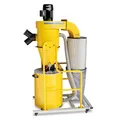 Produktbild: BAMATO Zyklonabsaugung ABZ-1800 (230V) | 56/95 Liter Füllmenge | Luftleistung: 1150 m³/h | Leistung: 1500 Watt | inkl. Y-Adapter | Absauganlage Holzabsauganlage Werkstatt