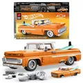 Produktbild: Mattel Brick Shop Hot Wheels Elite Serie Bauset, Custom ’62 Chevy Pickup mit 858
