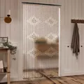 Produktbild: Türvorhang, Türgardine, Fadenvorhang aus Bambus natürlicher Insektenschutz