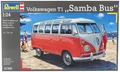 Produktbild: REVELL - VOLKSWAGEN T1 Samba Bus Modell zum Zusammenbauen und Bemalen - 1/24 ...