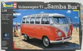 Produktbild: Revell 07399 Volkswagen VW T1 Samba Bus - 1:24 Auto Modellbausatz Model kit