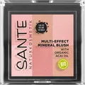 Produktbild: SANTE Naturkosmetik Multi-Effect Mineral Blush - 01 Coral - 8 g - 6 Farben für natural Glow, zarten Shimmer & sanftes Contouring - mit Bio-Acaiöl & 100% natürlichen Pigmenten
