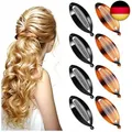 Produktbild: Bananen Clips 8Pcs Fisch Haarspangen Bananen Haarklammer Pferdeschwanz