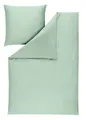 Produktbild: Estella Bettwäsche Mako Satin Valetta 135x200 + Kissen 80x80 Uni mint, Baumwolle, 2 teilig, mako satin bettwäsche 135x200 sale warm baumwolle bettwäsche 135x200