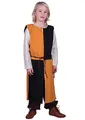 Produktbild: Battle-Merchant Kinder Waffenrock Lucas - Wappenrock Mittelalter Ritter LARP Kostüm (Gelb/Schwarz/146)