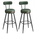 Produktbild: VASAGLE Barhocker 2er Set, Kunstleder, 101,3 cm hoch, einfacher Aufbau