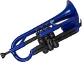 Produktbild: p-Cornet Kornett Kunststoff Bb blau Blasinstrument farbig B-Ware