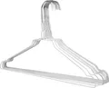 Produktbild: RSR Hangers Kleiderbügel Metall Drahtbügel Weiß Hemdenbügel Blusenbügel, (50-tlg)