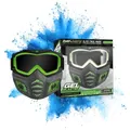 Produktbild: Gel Blaster Elite Gesichtsmaske - Leuchtende taktische Gesichtsmaske im Dunkeln, Abnehmbare Schutzbrillen & verstellbares Kopfband, Belüftetes Kiefergestell passt zu allen Gesichtstypen - ab 14 Jahren