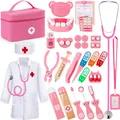 Produktbild: Arztkoffer Kinder Holz Spielset 40-teiliges Doktorkoffer für Kinder ab 3 4 5 ...