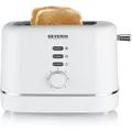 Produktbild: Severin Toaster AT 4324, 2 Scheiben, 850 Watt, Kunststoffgehäuse, weiß
