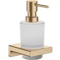 Produktbild: hansgrohe AddStoris Seifenspender 41745140 Wandmontage, 200 ml Glaseinsatz, Metall, brushed bronze