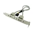 Produktbild: M30 USB 2.0 Hub 9 Pin intern auf 2 x USB2.0 A Buchse extern Mainboard Adapter