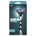 Produktbild: 7702018020676 Gillette Mach3 Rączka maszynki do golenia + 2 ostrza wymienne Proc
