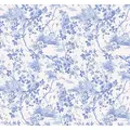 Produktbild: Xora Fototapete, Blau, Weiß, Floral, 300x280 cm, Tapeten & Wandverkleidungen, Fototapeten