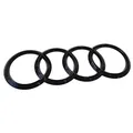 Produktbild: Audi 8V4853742AT94 Ringe EmblemLogo Aufkleber Black Edition, schwarz glänzend, nur für A3 (8V) Sportback