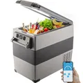Produktbild: VEVOR Tragbare Kühlbox 55L Auto Kühlschrank 220VMini-Kühlschrank elektrische Gefrierbox klein Gefrierschrank für Auto camping, Lkw, Boot